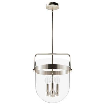 Hunter Karloff 13" 3-Light Pendant in Brushed Nickel, , large