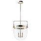 Hunter Karloff 13" 3-Light Pendant in Brushed Nickel, , large
