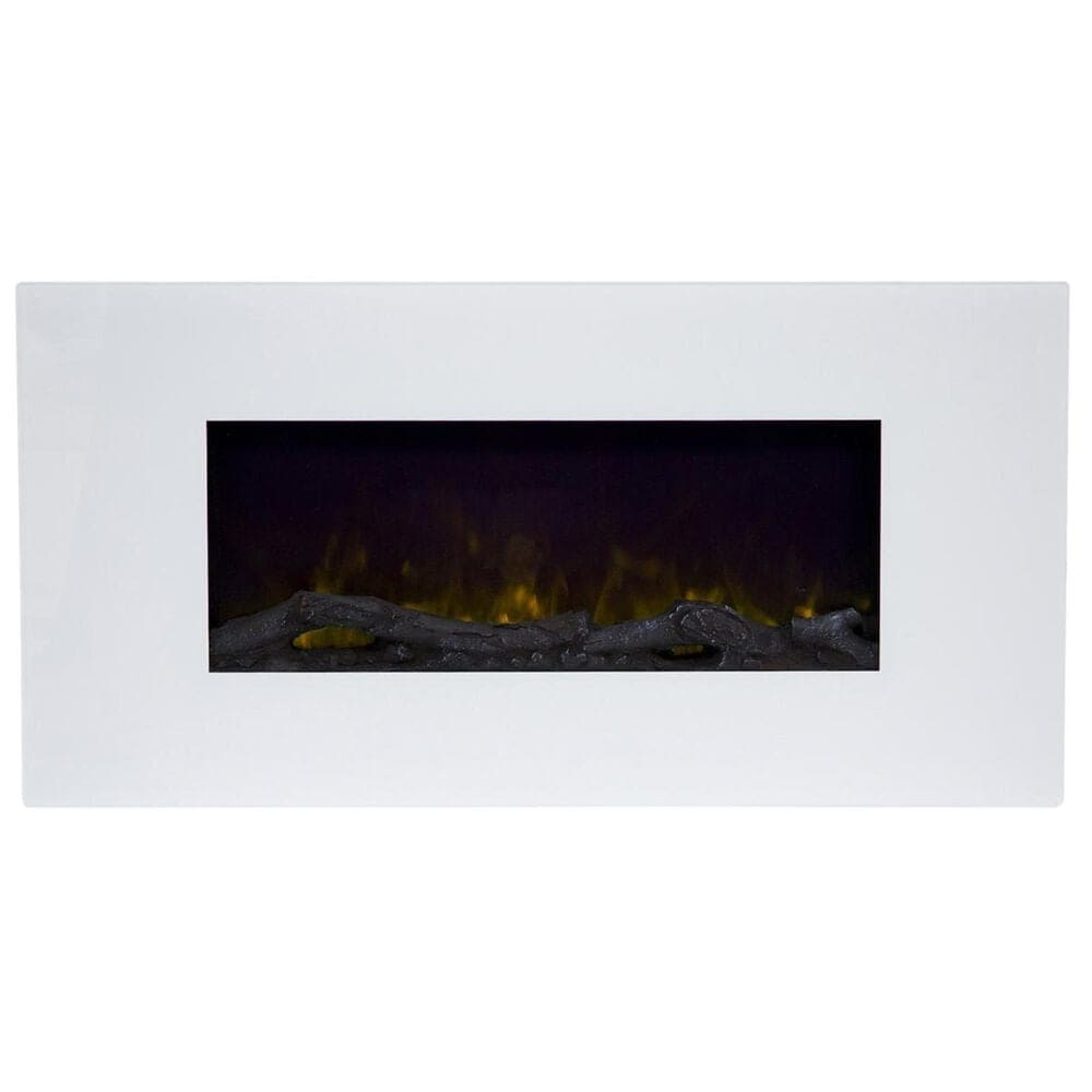 Timberlake Northwest 36'' Led Wall Mount Electric Fireplace in White, , large