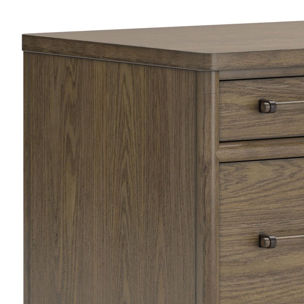 Ashley Roanhowe 68&quot; Writing Desk in Brown, , large