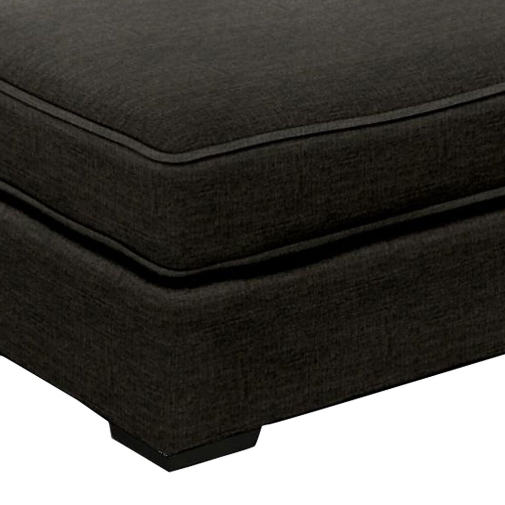 England Furniture Lyndon Ottoman in Crete Charcoal, , large