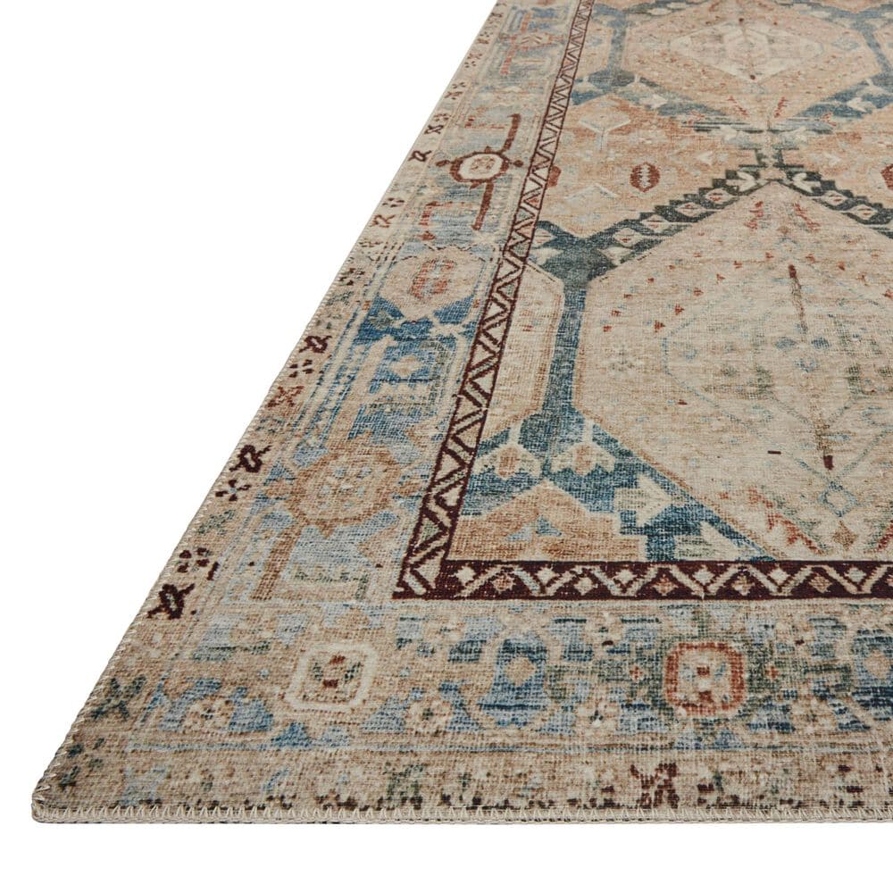 Magnolia Home Lenna LEA-05 5&#39; x 7&#39;6&quot; Denim and Sand Area Rug, , large