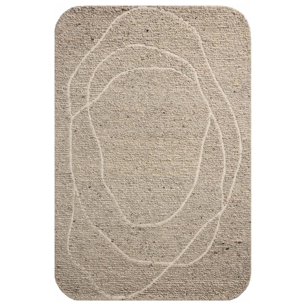 Loloi Otis Oatmeal and Ivory 7&#39;9&quot; x 9&#39;9&quot; Area Rug, , large