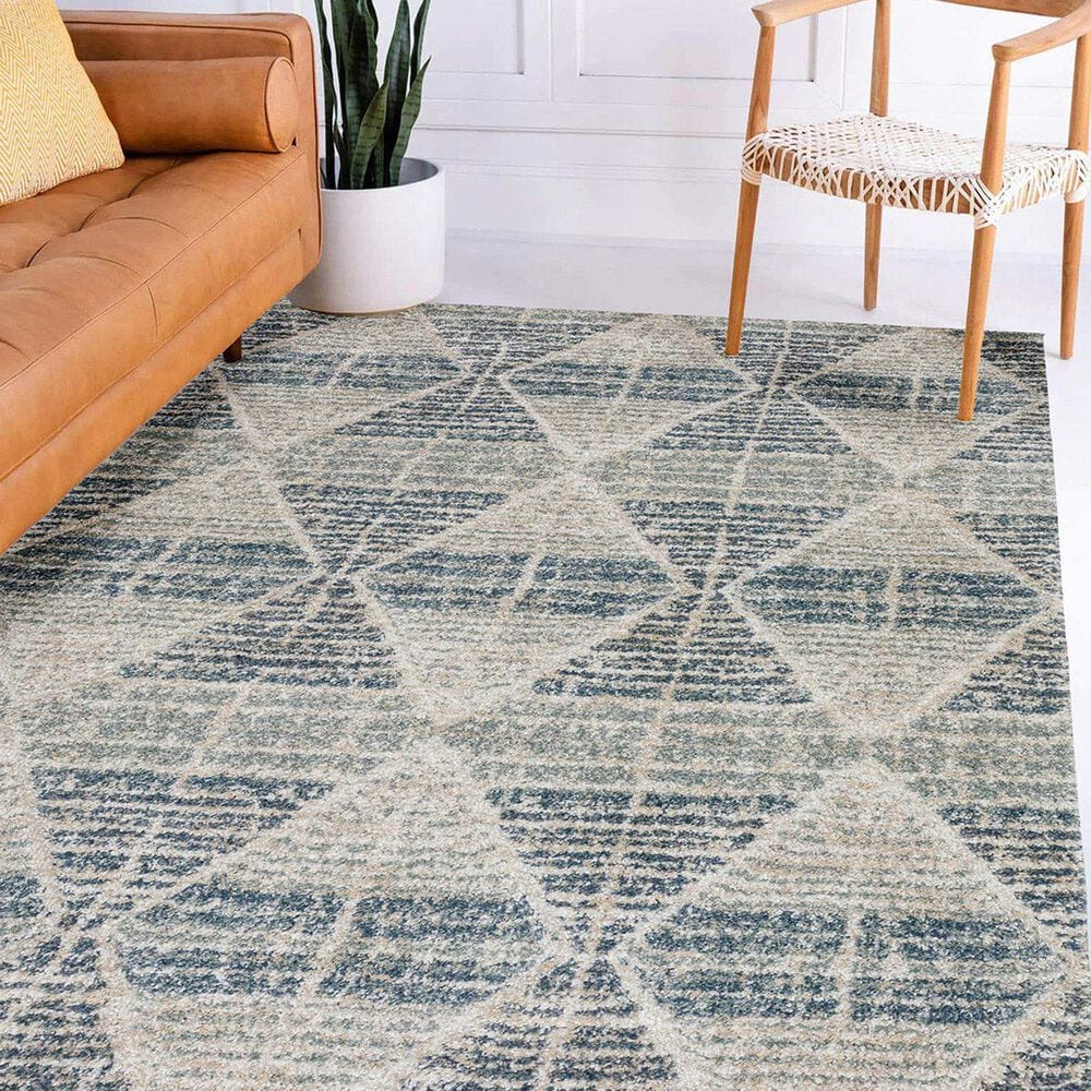 Dalyn Rug Company Carmona CO8 3&#39;1&quot; x 5&#39; Denim Area Rug, , large