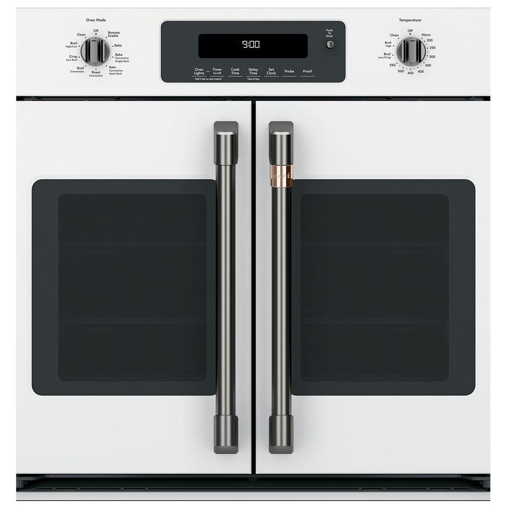 Cafe Handle and Knob Kit for Single Wall Oven in Brushed Black, , large