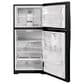 GE Appliances 19.2 Cu. Ft. Top-Freezer Refrigerator in Black, , large
