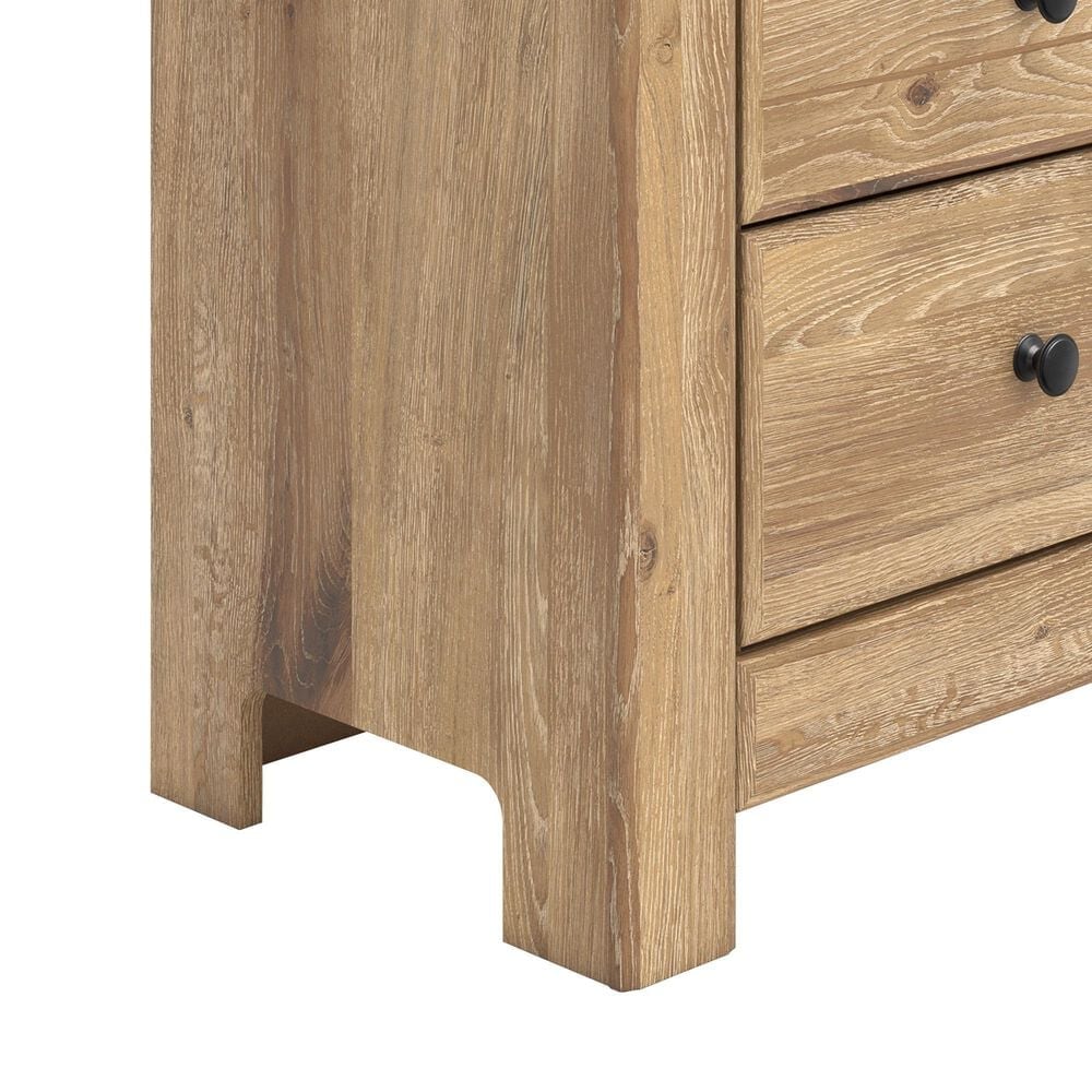 Ashley Makidern 2 Drawer Nightstand in Tan with USB Port, , large