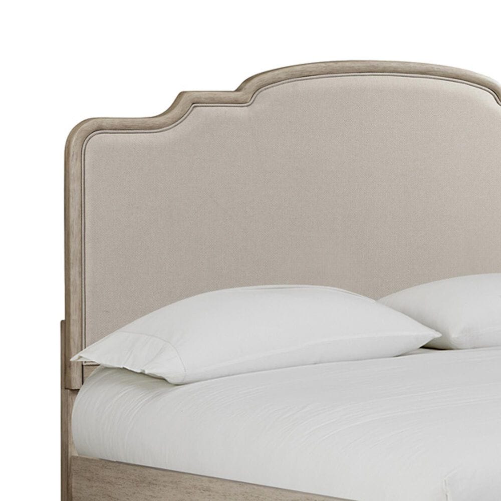 Riva Ridge Provence Queen Platform Bed in Linen with USB Ports, , large