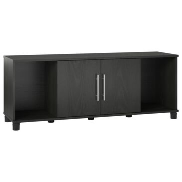 DHP Elmsworth Shoe Storage Bench in Black Oak, , large