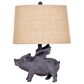 Crestview Collection Hogs Fly Table Lamp in Gray, , large