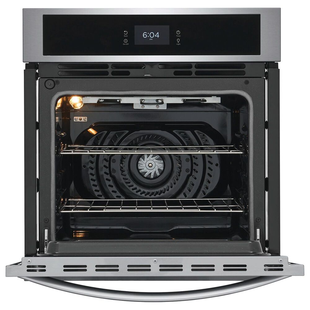 Frigidaire 2-Piece Kitchen Package with Stainless Steel 27&quot; Single Electric Wall Oven and Black 36&quot; Induction Cooktop, , large