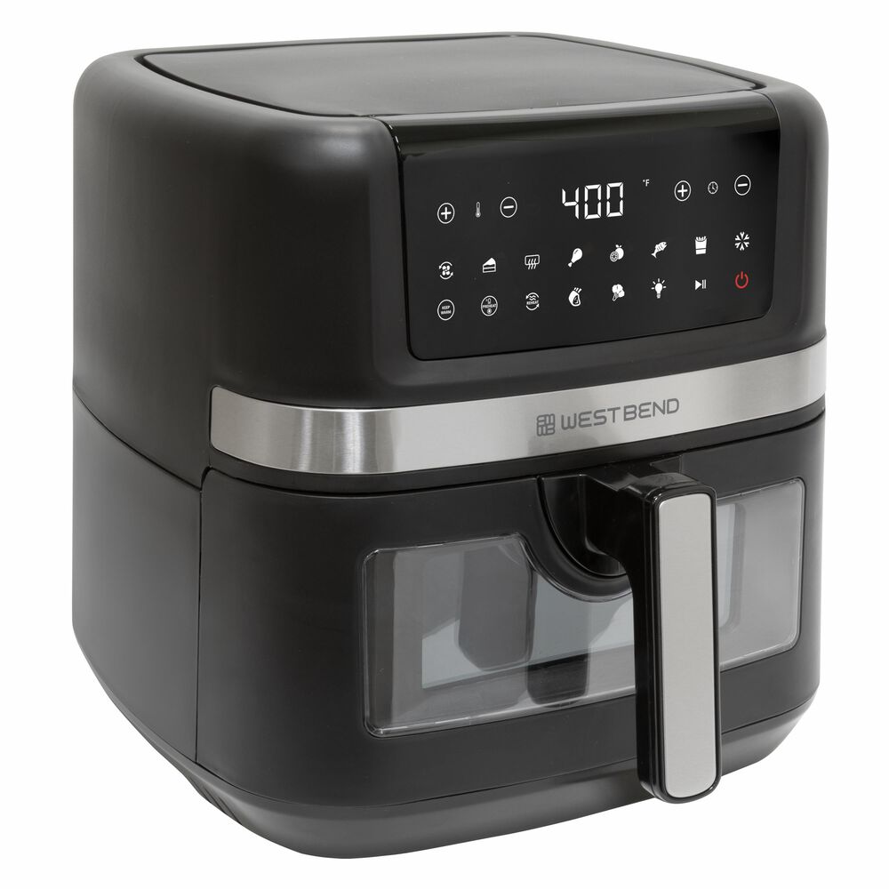 West Bend Air Fryer with 13 One-Touch Presets in Black, , large