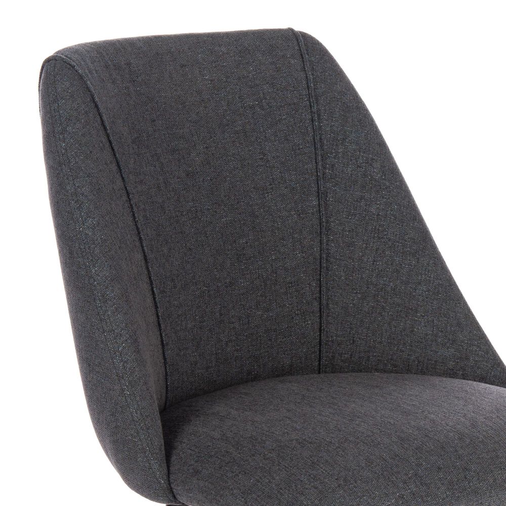 Safavieh Foster Dining Chair in Navy /Black, , large