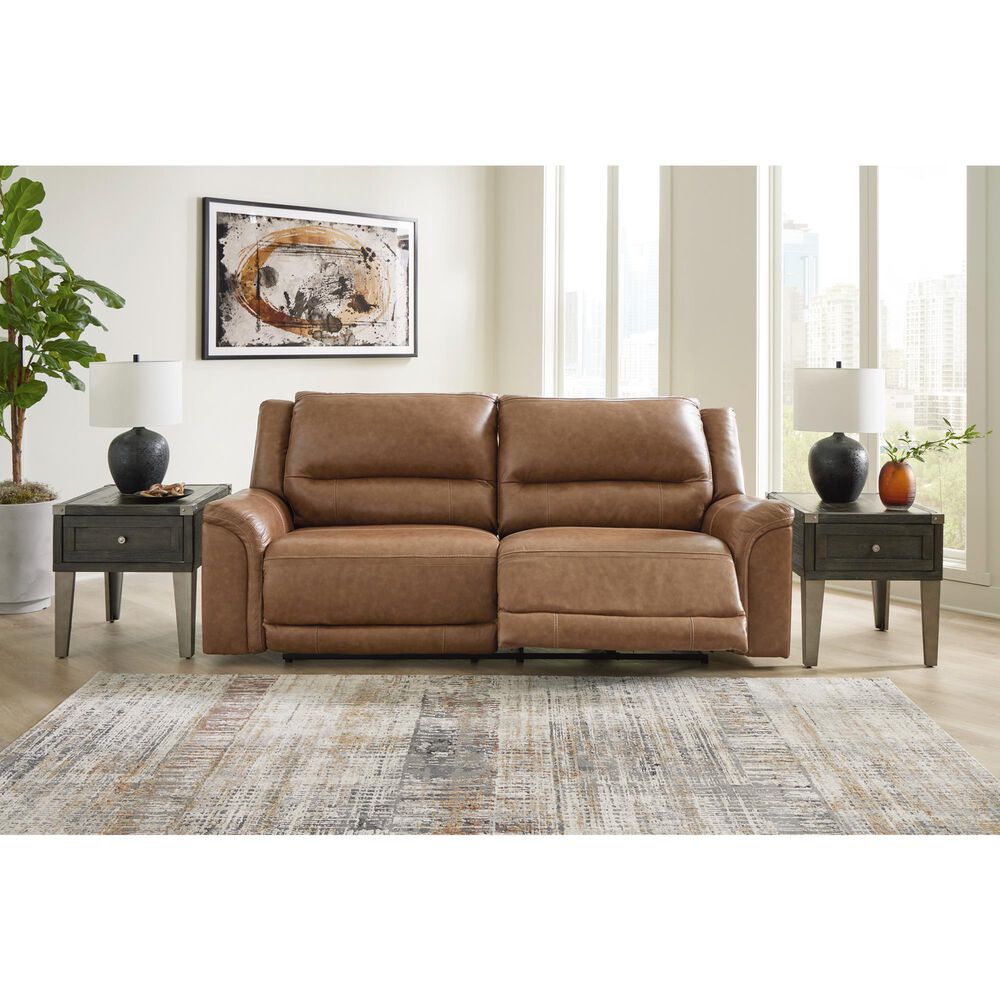 Ashley Trasimeno Power Reclining Sofa in Caramel, , large