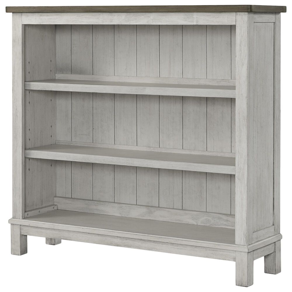 Eastern Shore Timber Ridge Bookcase in Weather White and Sierra Brown, , large