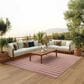 Nourison Positano POS03 Rainbow and Ivory 7" x 10" Indoor/Outdoor Area Rug, , large