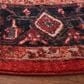 Safavieh Riviera 6"7" Round Red and Blue Area Rug, , large