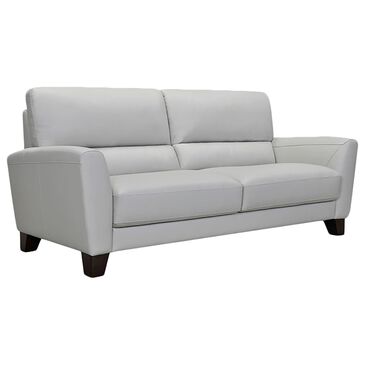 Blue River Kester Leather 2-Cushion Sofa in Dove Gray, , large