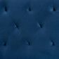 Baxton Studio Felix Full Upholstered Panel Headboard in Navy Blue, , large