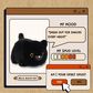 Aurora 10" Bella Black Cat Stuffed Animal in Black, , large