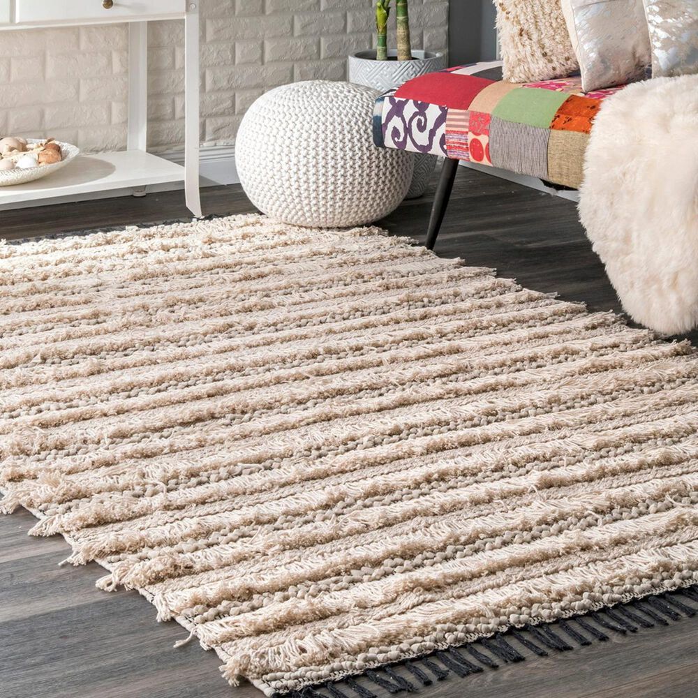nuLOOM Anjou MGAJ01A 5' x 8' Beige Area Rug, , large