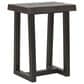 Steve Silver Jennings Live Edge Stool in Distressed Cherry and Ebony, , large