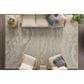 Nourison Graceful 5"3" x 7"3" Gray Area Rug, , large