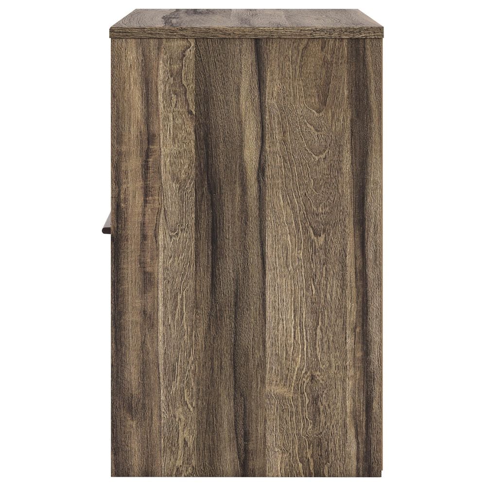 Ashley Elbrim 1-Drawer Nightstand in Brown with USB Port, , large