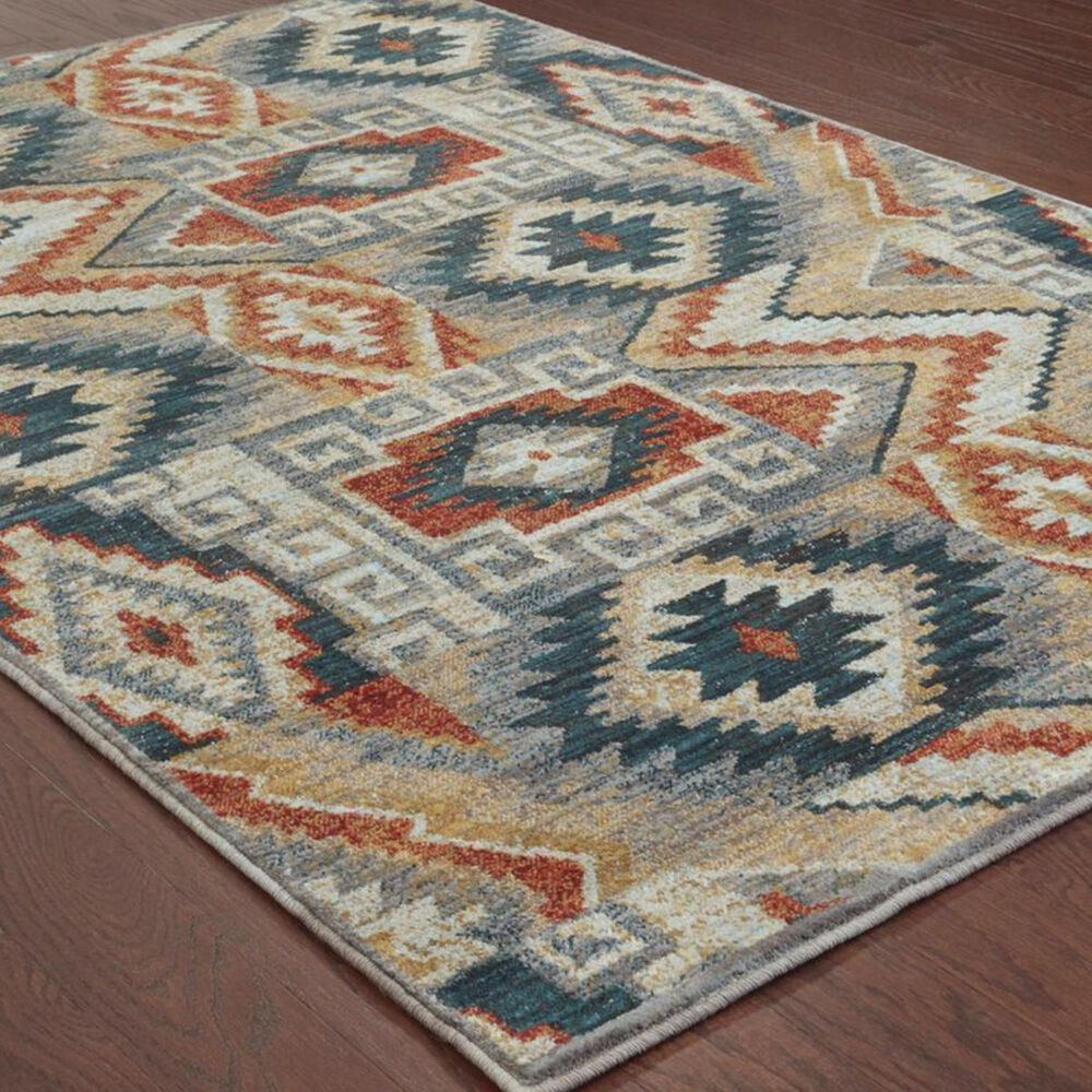 Oriental Weavers Sedona 5937D 9&#39;10&quot; x 12&#39;10&quot; Blue Area Rug, , large