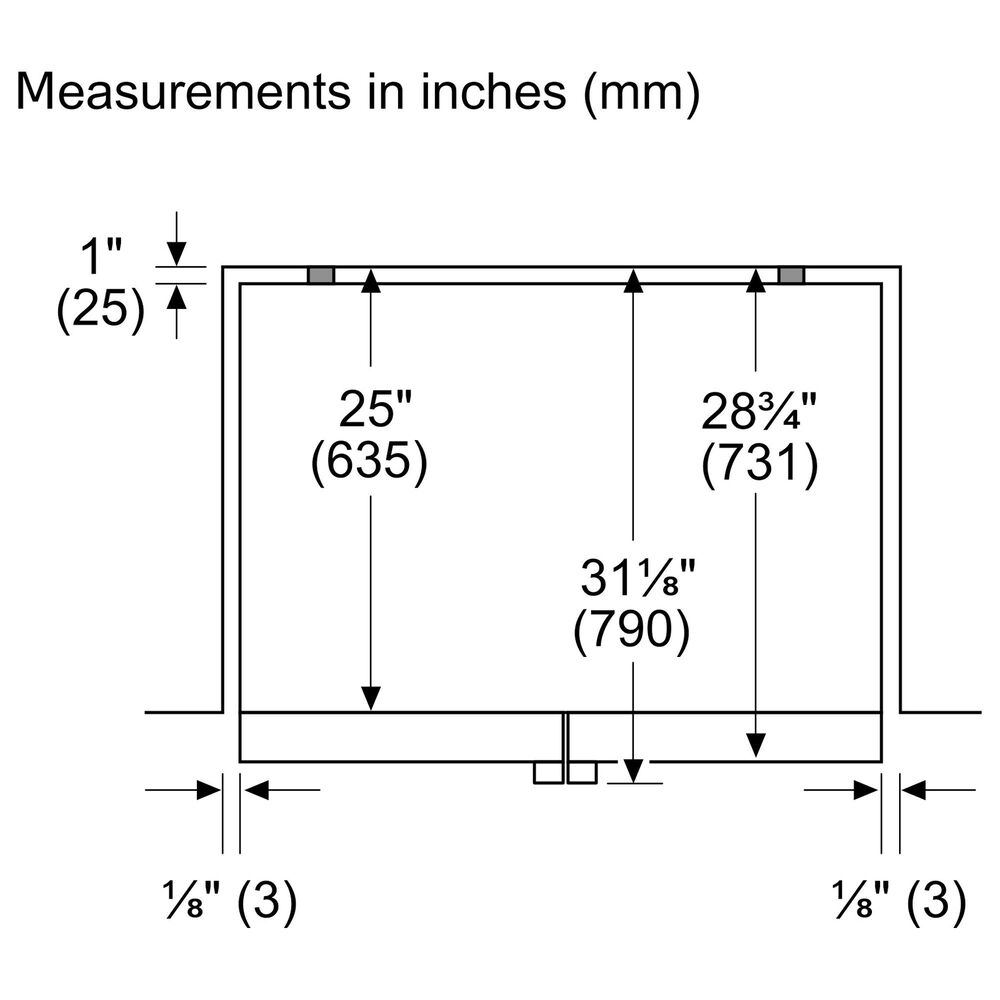 Bosch 500 Series 36" Counter Depth French Door Bottom Mount