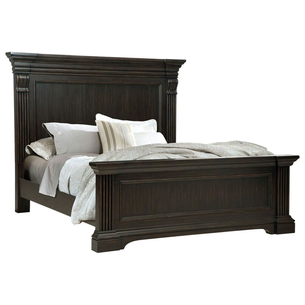 Nicolette Home Caldwell 3 Piece King Panel Bedroom Set in Deep Brown, , large