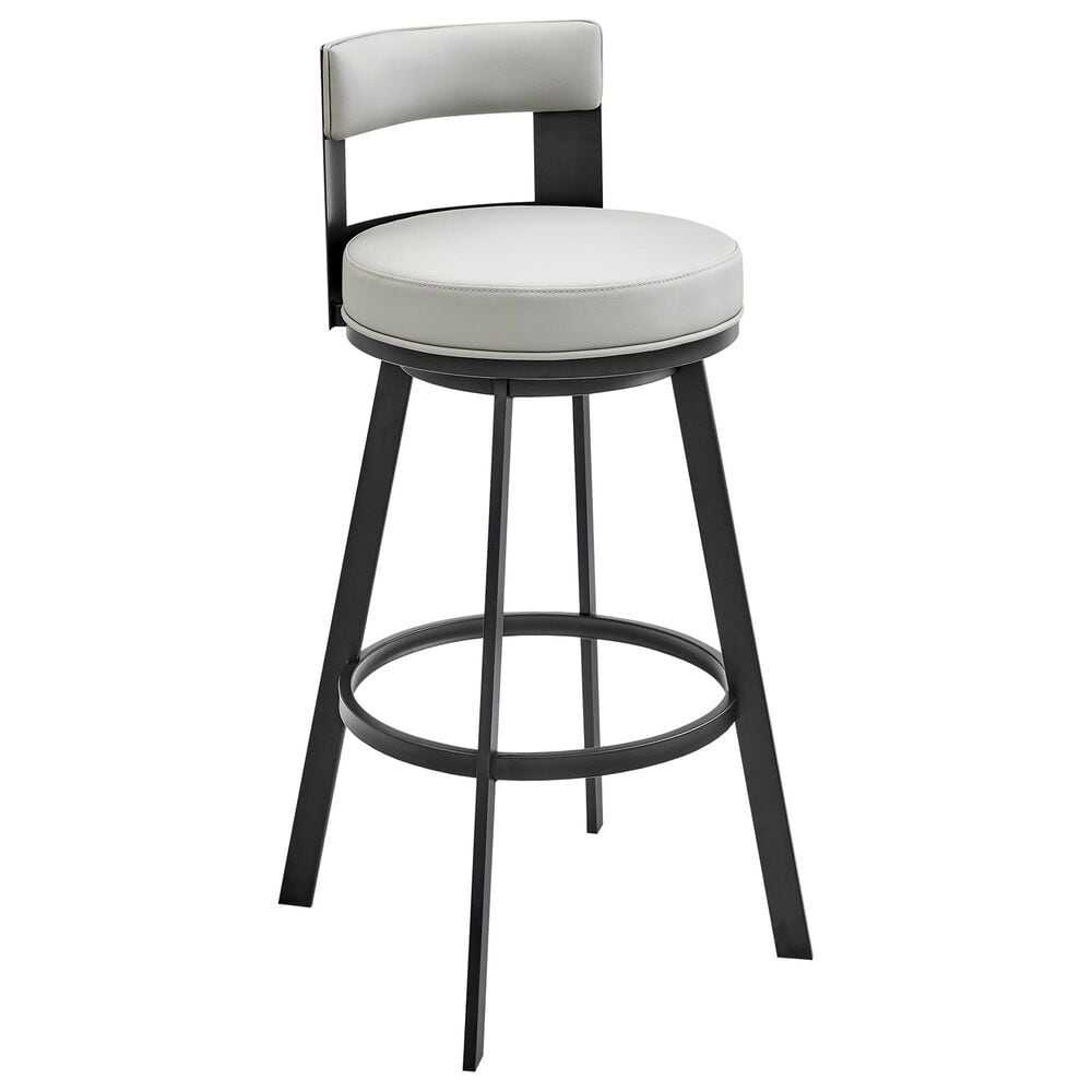 Blue River Flynn 26" Swivel Counter Stool in Black, , large