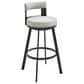 Blue River Flynn 26" Swivel Counter Stool in Black, , large