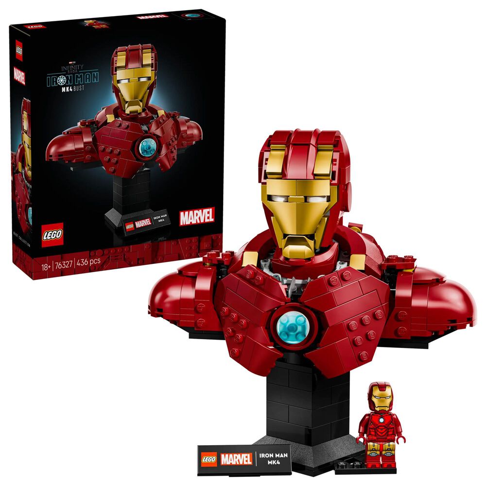 LEGO Marvel Iron Man MK6 Helmet Building Set, , large