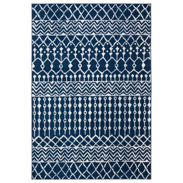 Safavieh Tulum TUL270N 4" x 6" Navy and Ivory Area Rug, , large