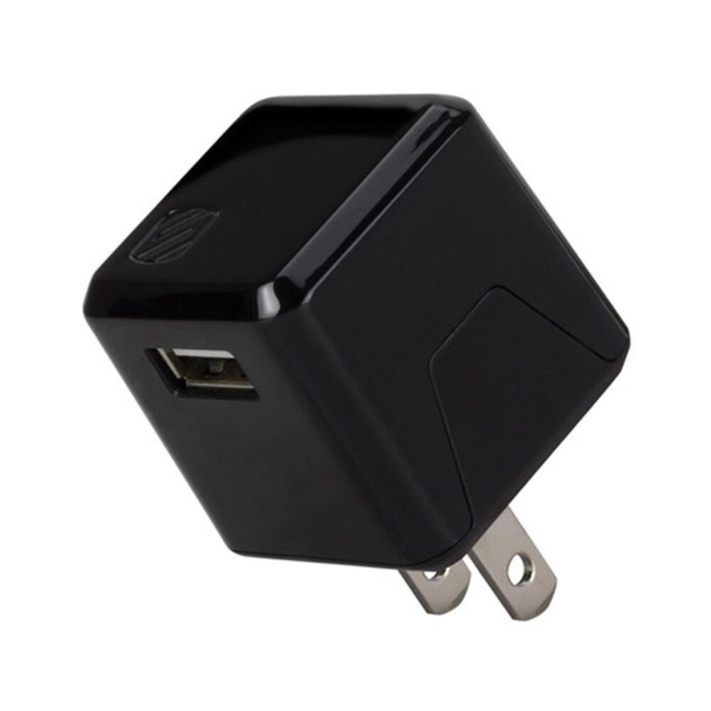 Scosche superCUBE Flip 12 Watt USB Wall Charger in Black, , large