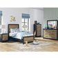 Ashley Vertani 2-Drawer Nightstand in Black and Honey Brown, , large