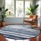 Dalyn Rug Company Neo NO16 8" Round Denim Area Rug, , large