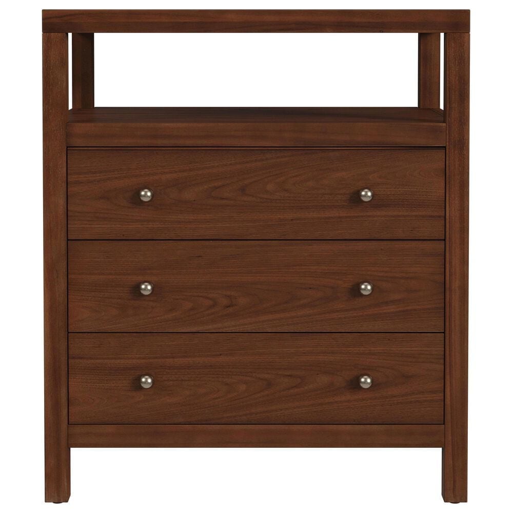 Butler Specialty Company Nora 3-Drawer Nightstand in Walnut Brown, , large