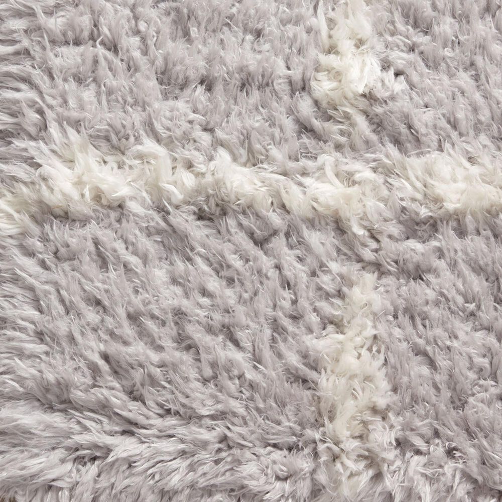 Angela Rose Amira 9&#39;2&quot; x 12&#39;6&quot; Silver and Ivory Area Rug, , large