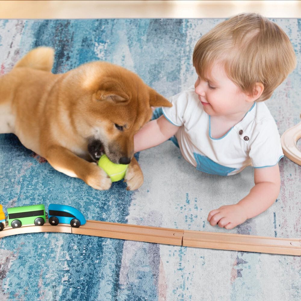 Central Oriental Tianna Coran Multicolor 5' x 7' Area Rug, , large