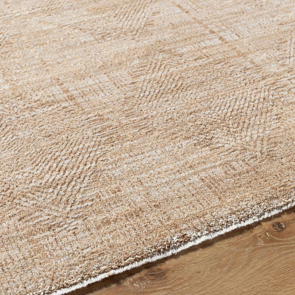 Surya Masterpiece MPC-2312 Beige, Tan and Medium Brown 2&#39;7&quot; x 7&#39;3&quot; Runner, , large
