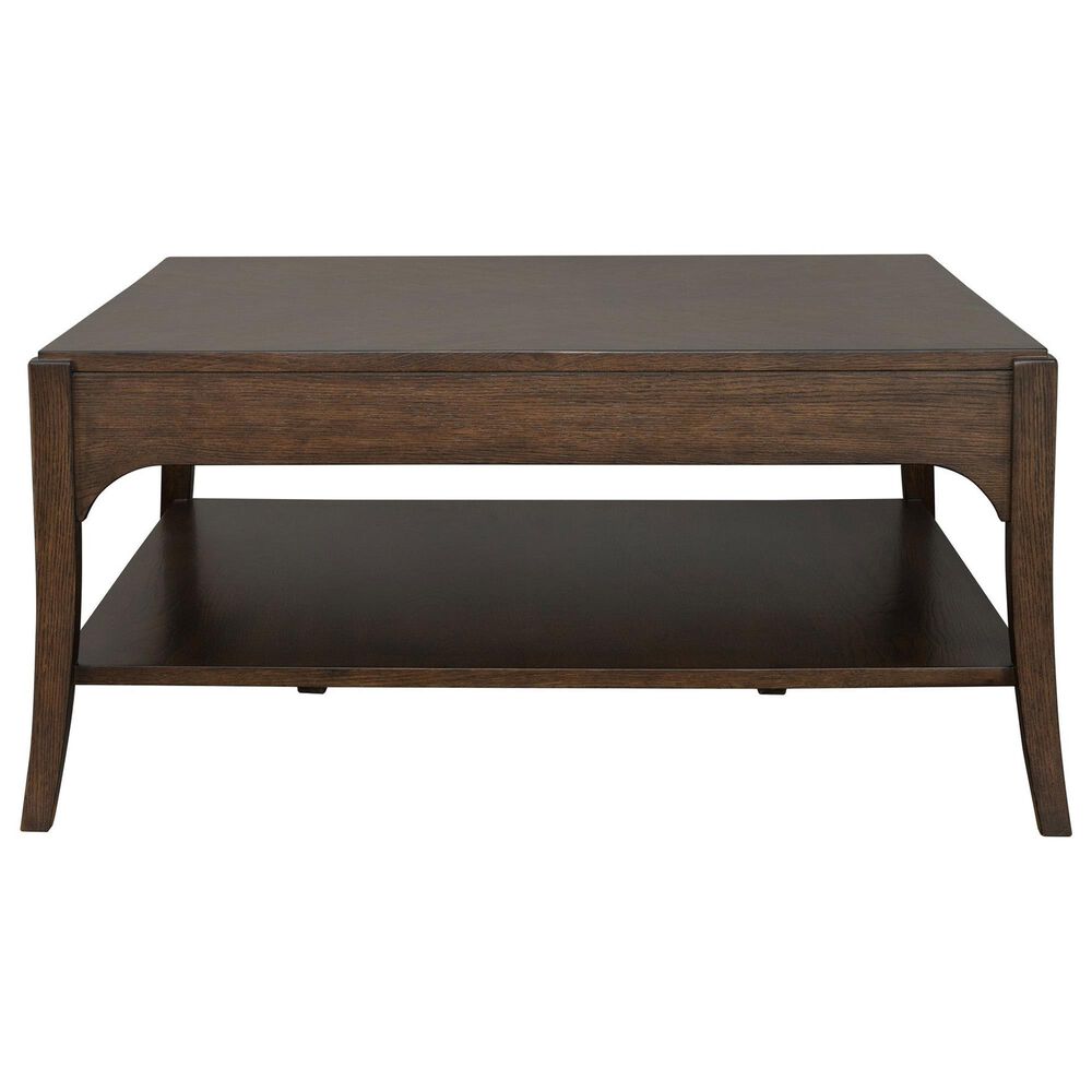 Flexsteel Sylvie Square Coffee Table in Chestnut, , large