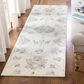 Safavieh Micro-Loop Oriental 2"3" x 7" Ivory and Grey Runner, , large