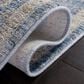Safavieh Dream DRM402J 2" x 8" Grey and Turquoise Runner, , large