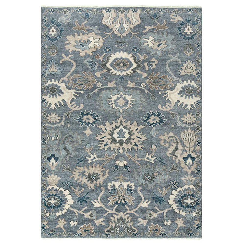 RIZZY Ashton 6" x 9" Floral Gray Area Rug, , large