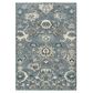 RIZZY Ashton 6" x 9" Floral Gray Area Rug, , large