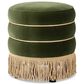 Jennifer Taylor Home Edward Pouf in Olive Green, , large