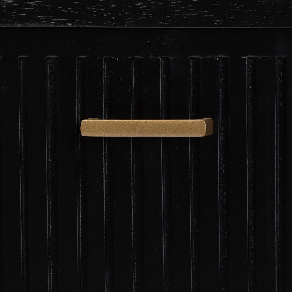 Baxton Studio Keshet 2-Door Accent Cabinet in Black, , large