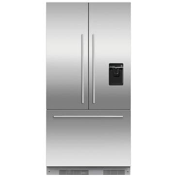 Fisher & Paykel 16.8 Cu. Ft. Built-In French Door Refrigerator with Ice and Water - Panels Sold Separately, , large